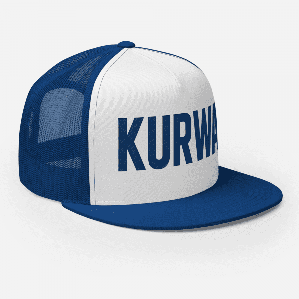 Casquette Trucker KURWA | 5 Panneaux - Bleu
