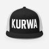 Casquette Trucker KURWA | 5 Panneaux - Noir