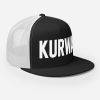 Casquette Trucker KURWA | 5 Panneaux - Noir