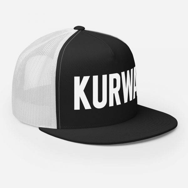 Casquette Trucker KURWA | 5 Panneaux - Noir