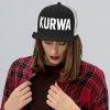 Casquette Trucker KURWA | 5 Panneaux - Noir