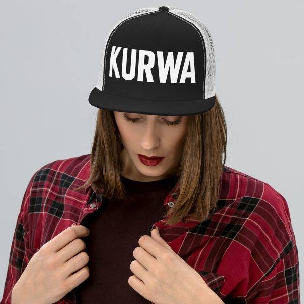 Casquette Trucker KURWA | 5 Panneaux - Noir