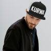 Casquette Trucker KURWA | 5 Panneaux - Noir
