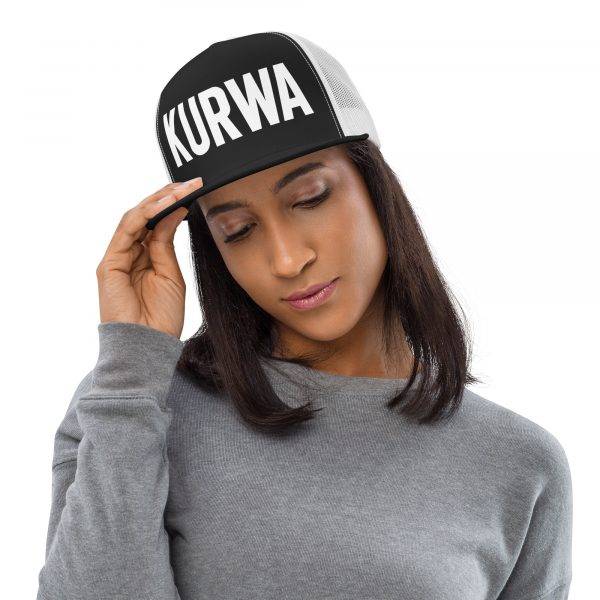 Casquette Trucker KURWA | 5 Panneaux - Noir