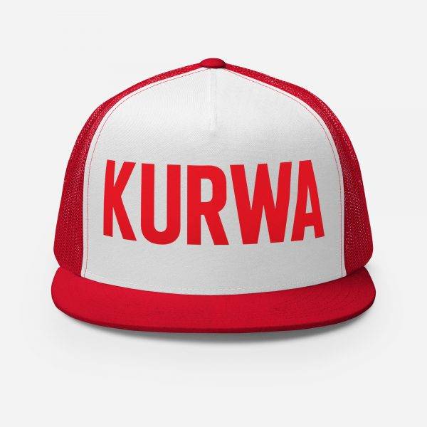 Casquette Trucker KURWA | 5 Panneaux - Rouge