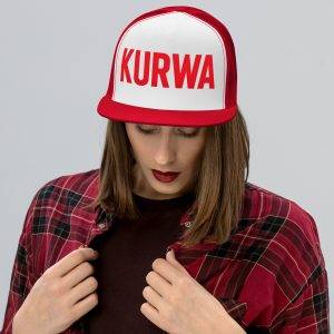 Casquette Trucker KURWA | 5 Panneaux - Rouge