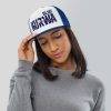 Casquette Trucker Premium  | KURWA BLYAT – Bleu