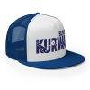 Casquette Trucker Premium  | KURWA BLYAT – Bleu