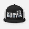 Casquette Trucker Premium  | KURWA BLYAT – Noir