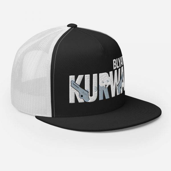 Casquette Trucker Premium  | KURWA BLYAT – Noir
