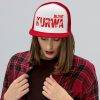 Casquette Trucker Premium  | KURWA BLYAT – Rouge