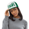Casquette Trucker Premium  | KURWA BLYAT – Vert