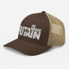 Casquette Trucker Rétro Marron | PUTAIN DE MERDE