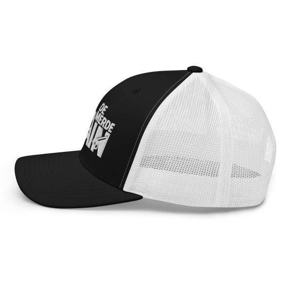 Casquette Trucker Rétro Noire | PUTAIN DE MERDE