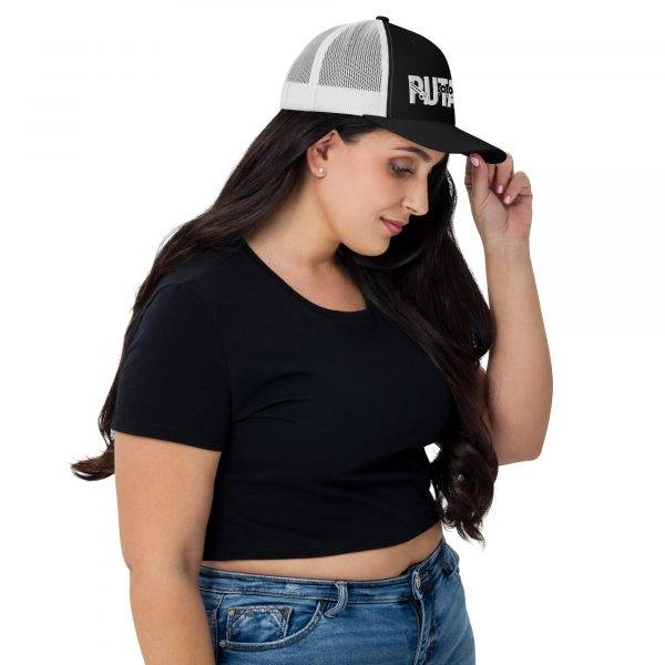 Casquette Trucker Rétro Noire | PUTAIN DE MERDE