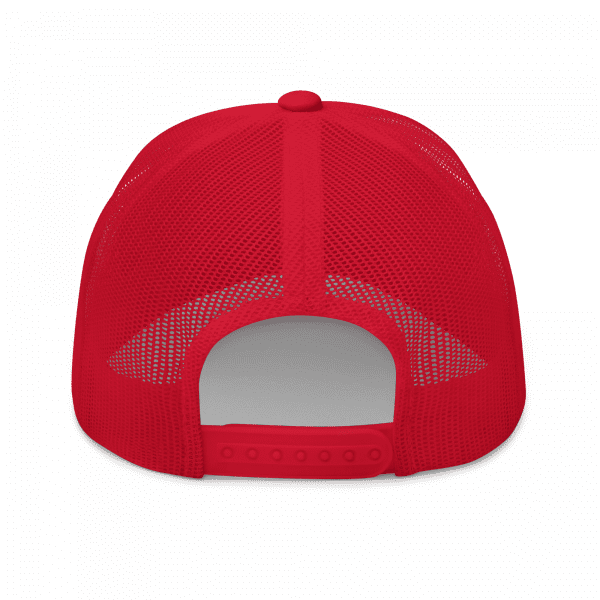 Casquette Trucker Rétro Rouge | PUTAIN DE MERDE