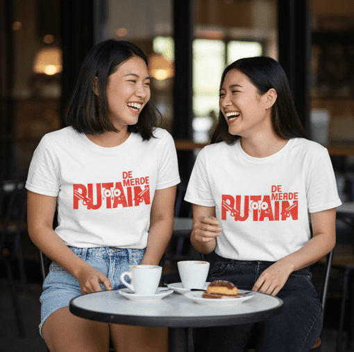 T-shirt 100 % Coton - Putain de merde
