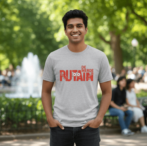 T-shirt 100 % Coton - Putain de merde