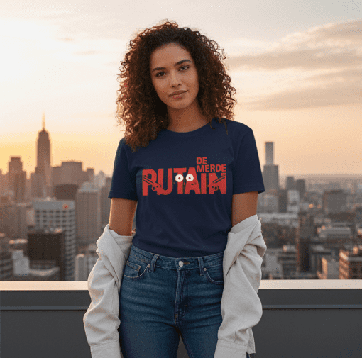 T-shirt 100 % Coton - Putain de merde