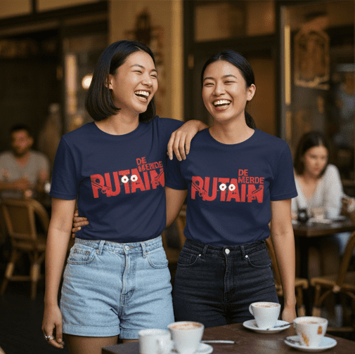 T-shirt 100 % Coton - Putain de merde