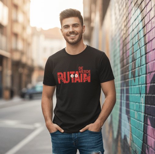 T-shirt 100 % Coton - Putain de merde