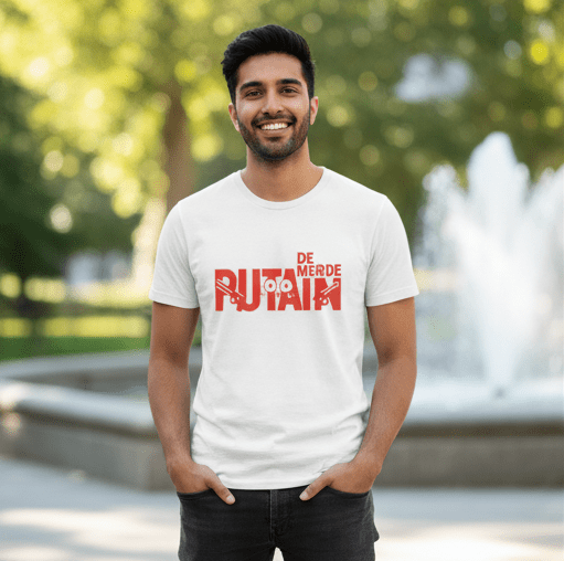 T-shirt 100 % Coton - Putain de merde